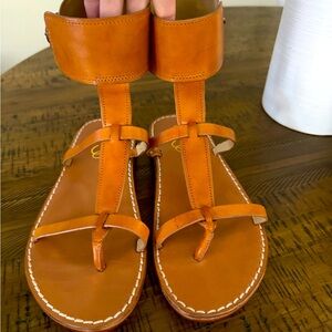 Brown Gladiator Sandals, Size 8 (Sam Edelman) worn twice.